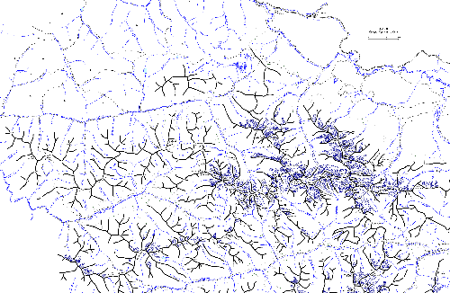 Схема отрогов Северо-Чуйского хребта