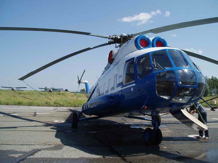 Горный Алтай с вертолета
