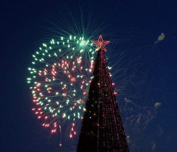 Новогодний фейерверк 2013 над Барнаулом (фото,видео)