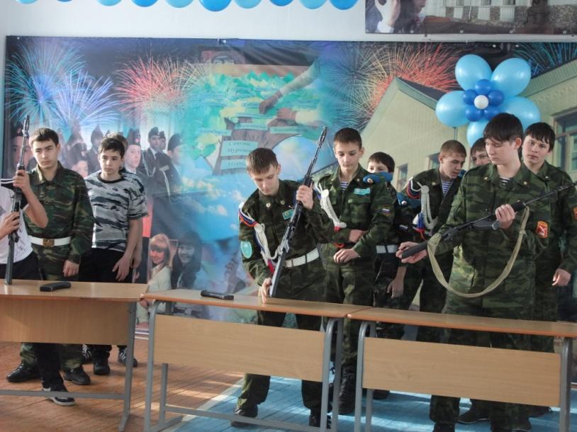 Открытие военно-патриотического клуба в Акташе