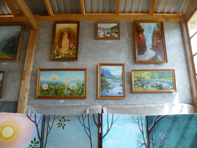 В Артыбаше состоялось открытие галереи "Легенда Алтын-Кёль"