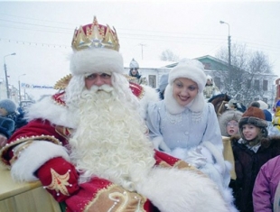 Как встречали Деда Мороза в Горно-Алтайске