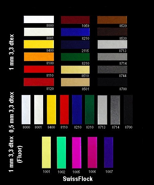 Цветовая гамма флока